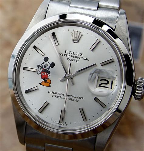 vintage mickey mouse rolex watch|Rolex disney Mickey Mouse watch.